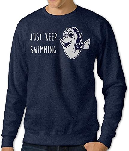 Just Keep Swimming Men's Hoodies Pullover