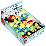 Angry Birds Plush Fuzzy Feather Toppers Flinger Sealed Box Set of 24 Pcs. Officially Licensed By Rovio
