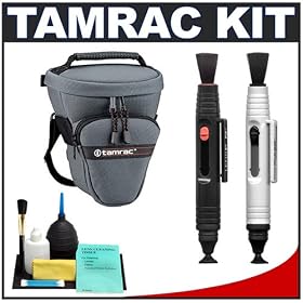 Click here to buy Tamrac 515 Compact Zoom Pak Camera Bag (Gray) + Accessory Kit for Canon Rebel XSi, XS,... by Tamrac.