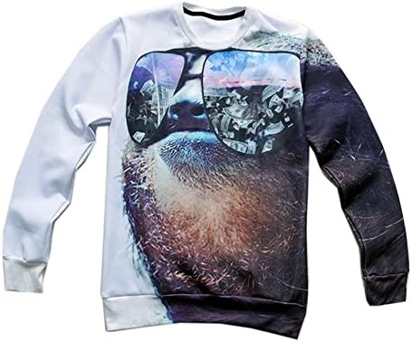 femininas Sweatshirt Money On My Mind Sloth Funny Animal for Woman/Man (S)