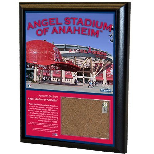 MLB Los Angeles Angels Angel Stadium 8x10-Inch Game Used Dirt Plaque Photomint