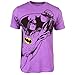 Batman Mens Neon Purple Heather Tee L