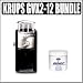 Krups GVX2-12 Burr Coffee Grinder Bundle
