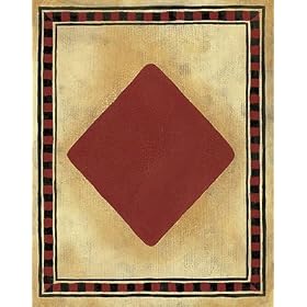 Affiche: 'Lucky Shuffle II' par Jocelyne Anderson-Tapp - Taille de l'image 20 cm L x 25 cm H