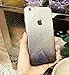 TOZO Case for iPhone 6s Shiny Shadow Bling Crystal Sparkle Premium 3 Layer Hybrid PC+TPU Semi Transparent/Exact/Soft Case for iPhone 6 (2014) / 6s (2015) 4.7 Gradient Black