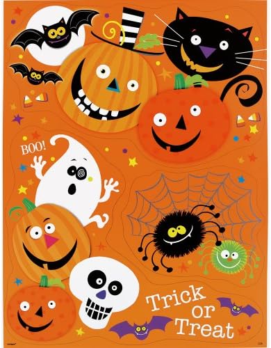 Spooky Smiles Halloween Window Clings