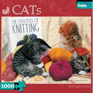 Cats: Knitting Principles 1000pc Jigsaw Puzzle by 