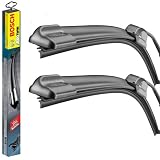 21" + 18" Bosch Front AeroTwin Windscreen Flat Wiper Blades Subaru Impreza 2.0 Turbo GT 4WD QF11414 Saloon GC [1992-2000] Saloon
