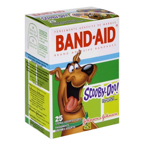 Band-Aid Adhesive Bandages, Scooby-Doo!, Assorted Sizes 25 bandages