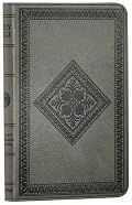 ESV Compact Bible, TruTone, Gray, Diamond Design, Red Letter Text