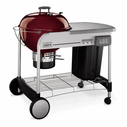 Weber-Stephen Products Red Performer Grill 1424001 Charcoal Grill