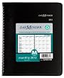 DayMinder Recycled Monthly Planner, 6 x 9 Inches, Black, 2012 (G400-00)