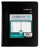 Hot Deals DayMinder Recycled Monthly Planner, 6 x 9 Inches, Black, 2012 (G400-00)