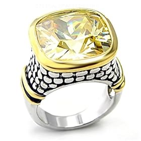 Jewelry - Canary CZ Cocktail Ring