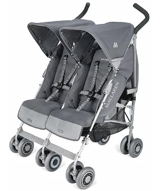 Maclaren Twin Techno stroller - Grey