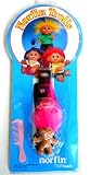 Adopt a Norfin Lucky Troll LCD Watch Pink Hair with Hair Comp 1992IMAGE