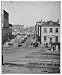 [Atlanta, Ga. Northward view across the tracks on Whitehall Street, with wagon train]...