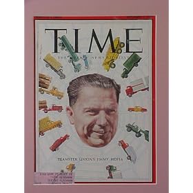 Jimmy Hoffa Teamsters Union September 9 1957 Time Magazine Fabulous Beautiful Condition Matted 11 X 14 Inch Size Delivered Ready For Framing