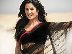 Sarees - Katrina Kaif Bollywood Replica Black Stunning Saree ABRAMAGD0006