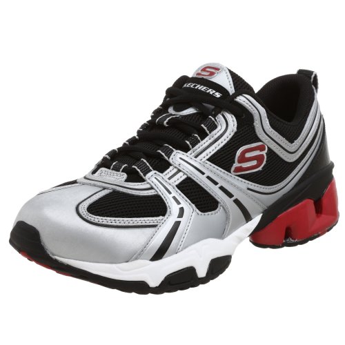 Skechers Men's Spokane Lace Up,Silver,12 M US