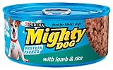 Mighty Dog Classic with Lamb & Rice Dinner, 5.5-Ounce Cans (Pack of 24)
