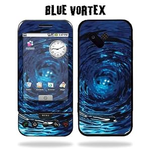 HTC G1 Google Phone Protective Vinyl Skin T-Mobile - Blue Vortex
