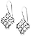 Sterling Silver Celtic Design Dangle Earrings