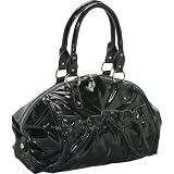 Bagtique Pull Faux Leather Patent PU Satchel
