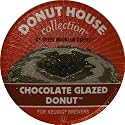 Donut House Collection Coffee, Chocolate Glazed Donut, K-Cup Portion Pack for Keurig K-Cup Brewers, 24-Count