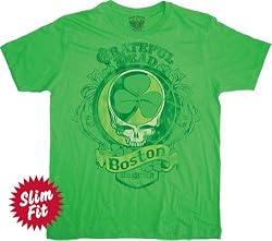 The Grateful Dead Boston 1977 Concert Garden Green T-Shirt Tee