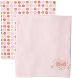 Gerber Baby-Girls Newborn 2 Pack Thermal Blanket