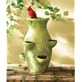 Playful Birds Ceramic Strawberry Pot - Great Outdoor Living !!!