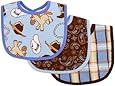 Trend Lab 3 Count Bib Set, Cowboy Baby