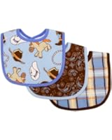 Trend Lab 3 Count Bib Set, Cowboy Baby
