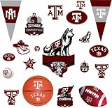RoomMates RMK1224SCS Texas A & M University Peel & Stick Wall Decals