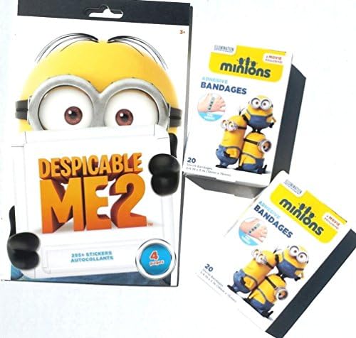Despicable Me2 Minions Stickers &amp; Bandages/ Value Pack