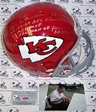 Len Dawson Autographed/Hand Signed Kansas City Chiefs Throwback Full Size Helmet