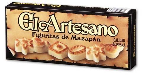El Artesano Marzipan Shapes (Figuras de Mazapan) Turron 3.5 Oz (100 G)