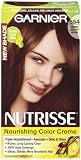 Garnier Nutrisse Permanent Haircolor, 554 Medium Chestnut Brown