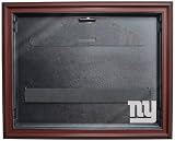 NFL New York Giants Removable Face Jersey Display -Mahogany with Museum Quality UV Upgrade