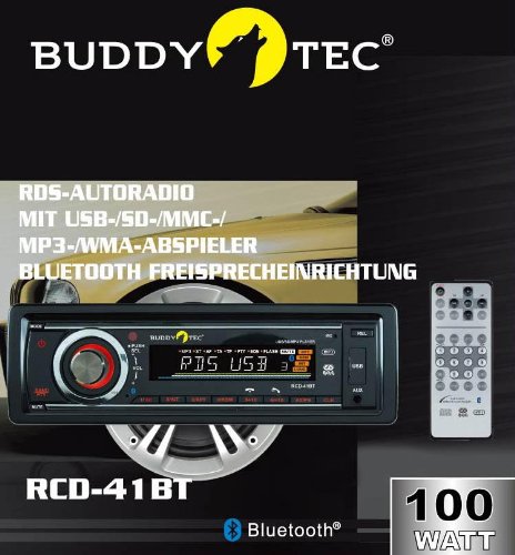 RDS-Autoradio mit USB-/SD-/MMC-/MP3-/WMA-Abspieler + BLUETOOTH Freisprecheinrichtung