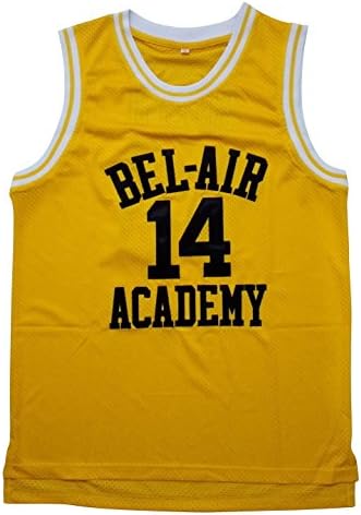 AFLGO Bel Air #14 Fresh Prince Academy Hip Hop 90'S Basketball Stitched Jersey