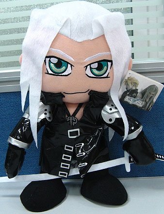 Childrens Toyshop  Toys : Final Fantasy 7 Advent Children 13'' Sephiroth V2 Plush + Pin