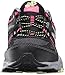 New Balance Women's WT410V4 Trail Shoe, Black/Pink, 8 B US