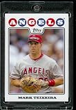 Mark Teixeira - Angels - 2008 Topps Updates & Highlights Baseball Card in Protective Screw Down Display Case!