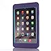 Ipad Mini Case, H&T(TM) Unique Silicone Design Soft Ipad Mini 3 In1 Hybrid Shockproof Protective Cover Case for Apple Ipad Mini 3/ 2/ 1 (Purple)