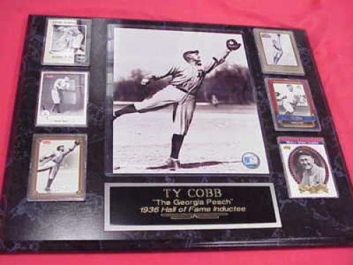 Ty Cobb Extra Large 6 Card Plaque