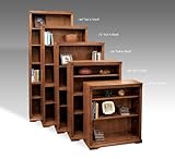 Legends Furniture SD6836.RST Scottsdale Oak Bookcase with 2 Adjustable Shel ....