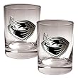Atlanta Thrashers 2pc Rocks Glass Set - Primary Logo NHL Hockey