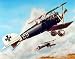 WW1 Plane, Rickenbacker's 8 x 10 Military Art Print Poster